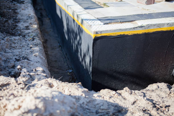 Residential Wet Basement Repair installation at a Nashville, IL home by SJ Waterproofing Pros